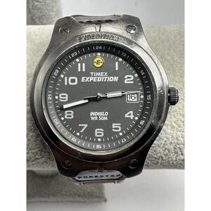 Timex 905 Mens Watch New Battery P8 2006 38MM 8" Expedition Indiglo G16
